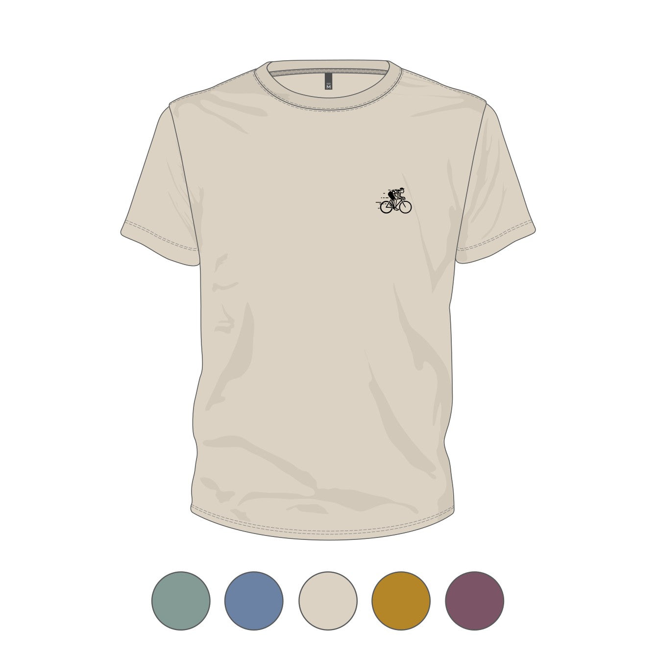 Radler auf Unisex T-Shirt