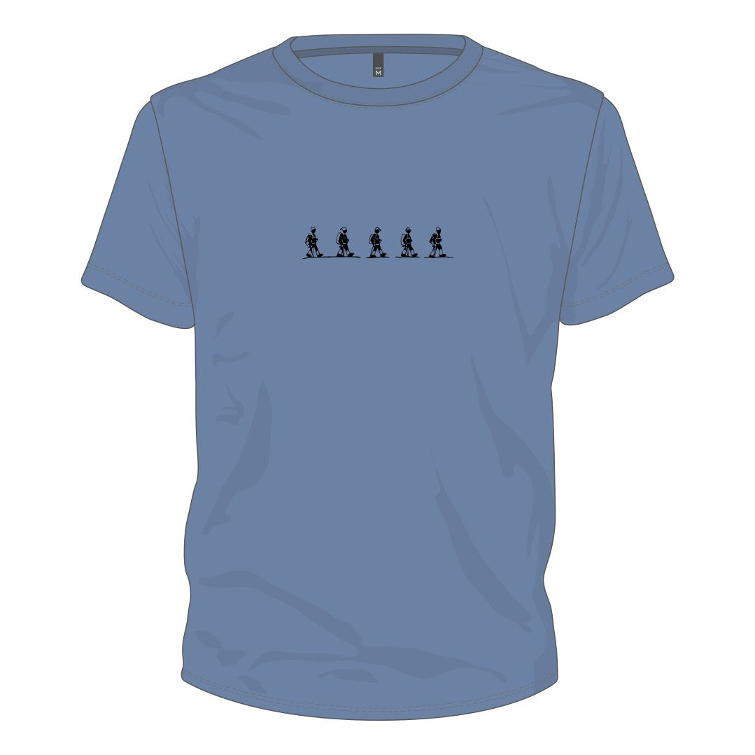 Wandergruppe auf Unisex T-Shirt
