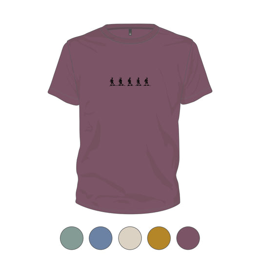 Wandergruppe auf Unisex T-Shirt